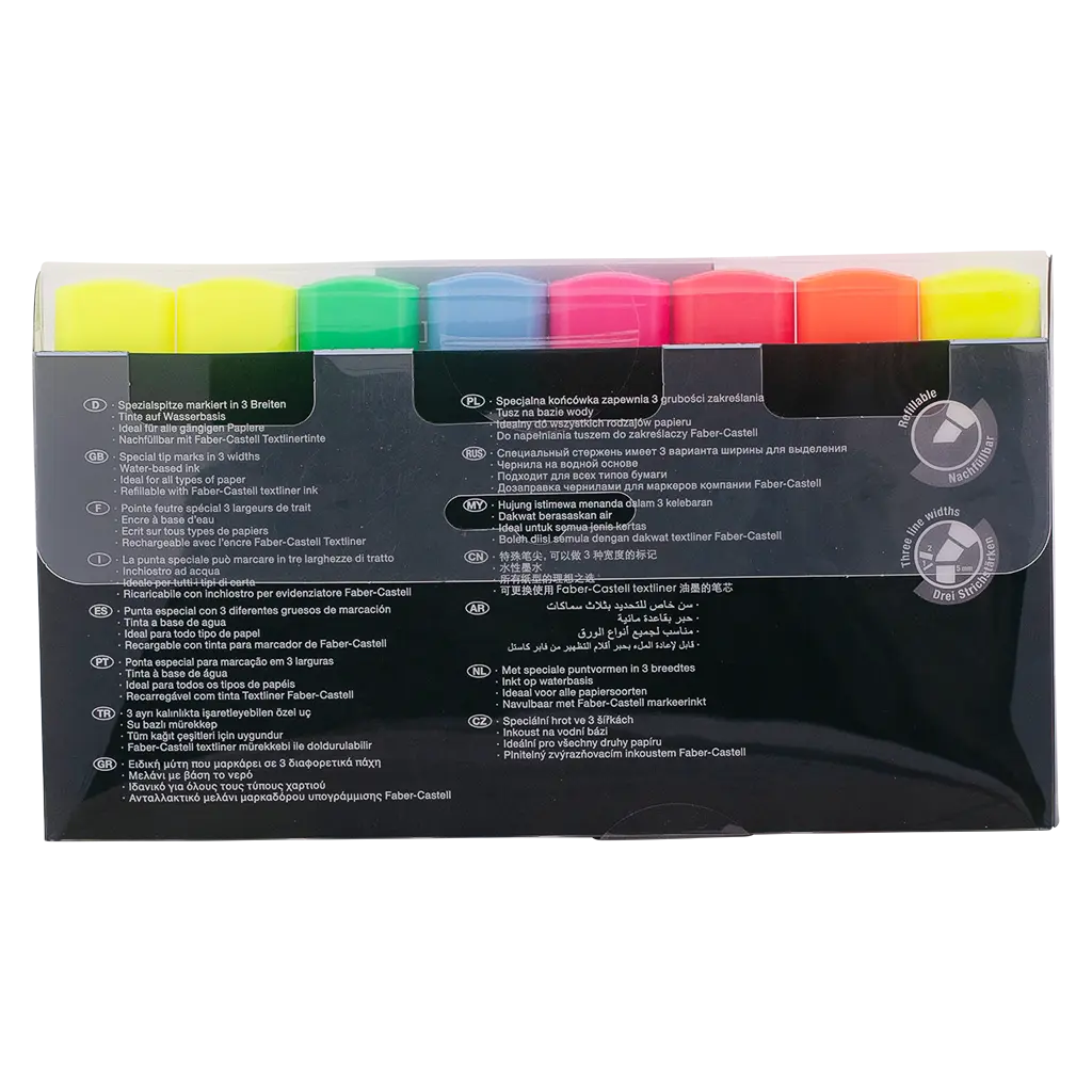 Faber Castell Textliner 48 Basic Wallet of 8 - view 3