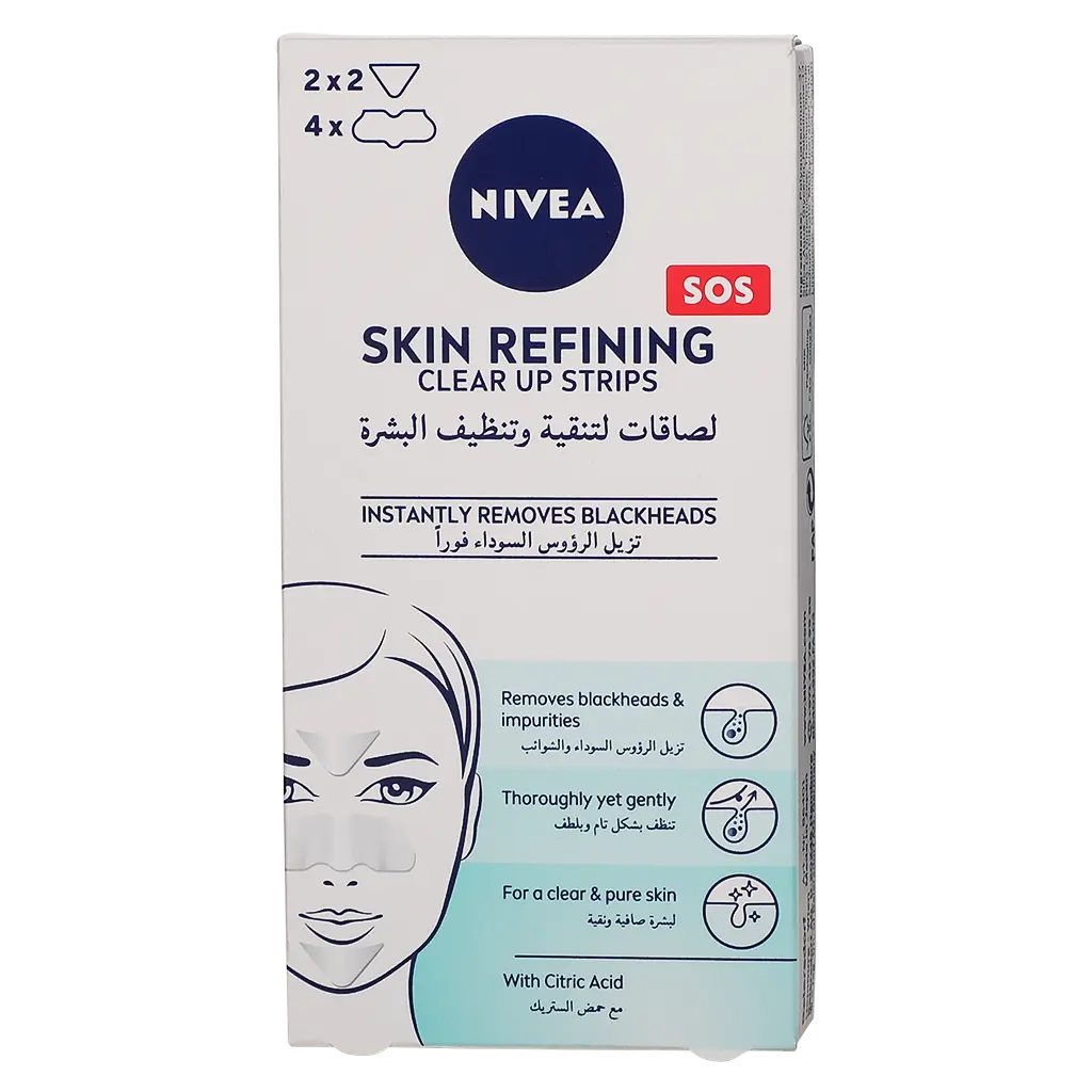 Nivea Refining Clear Up Strips For All Skin Types 4 Pcs  - view 2