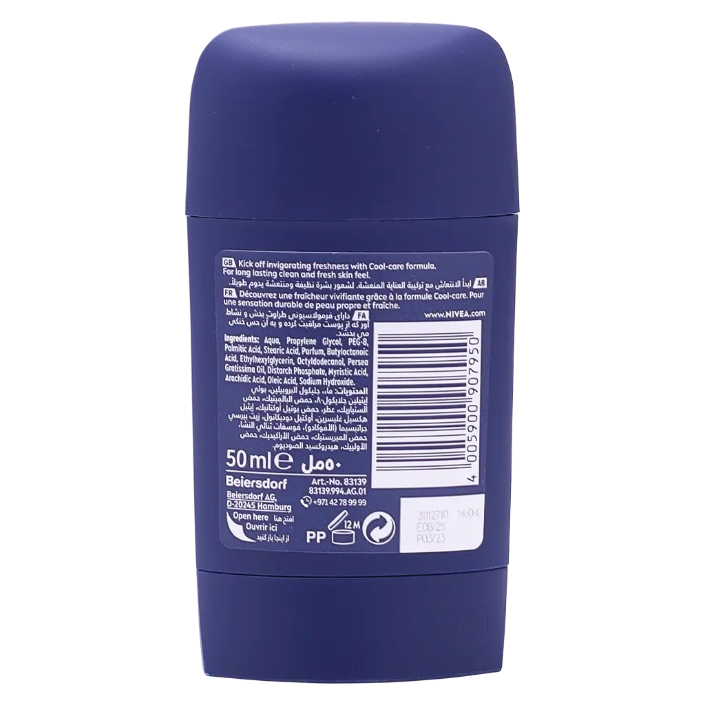 NIVEA MEN Deodorant Stick for Men 48h Protection Cool Kick Fresh Scent 50 ml - view 2