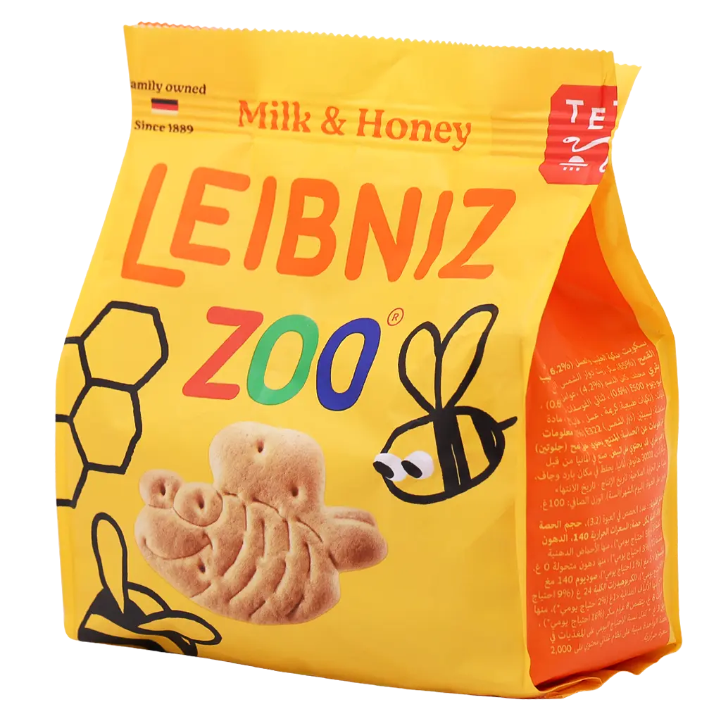 Bahlsen Leibniz Zoo Biscuit Milk & Honey 100 gm - view 1
