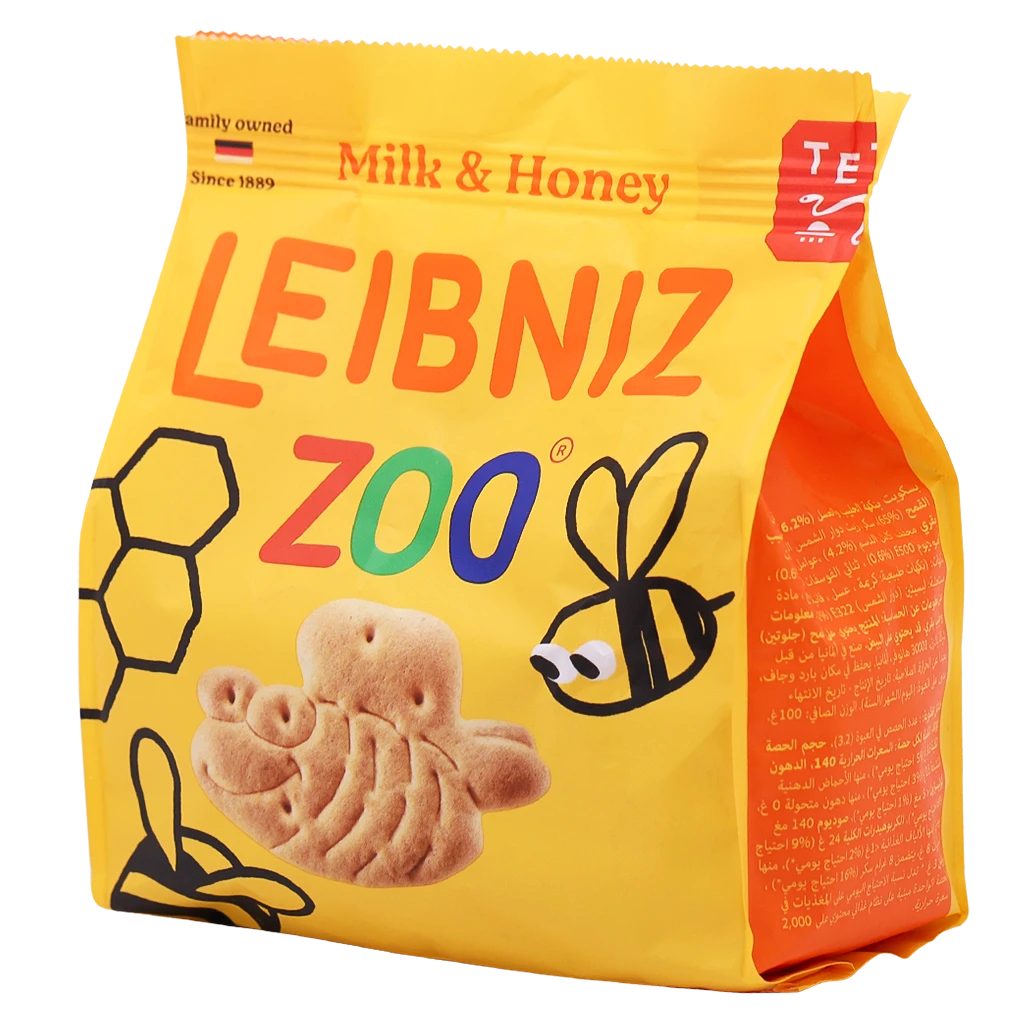 Bahlsen Leibniz Zoo Biscuit Milk & Honey 100 gm