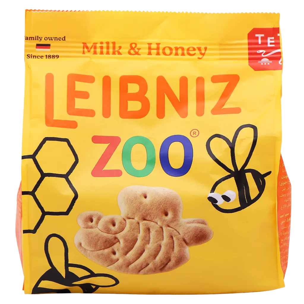 Bahlsen Leibniz Zoo Biscuit Milk & Honey 100 gm - view 2