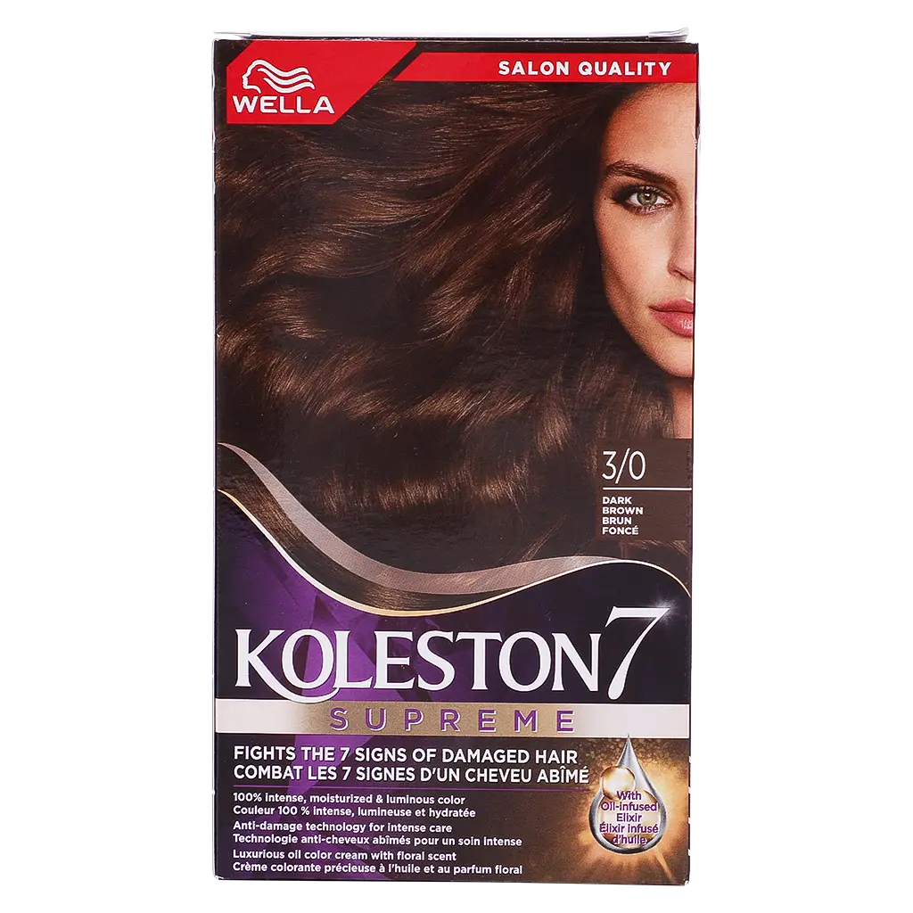Wella Koleston Kit 3/0 Dark Brown - view 2