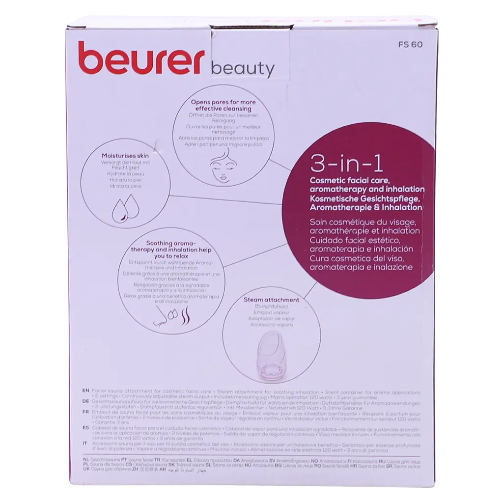 Beurer Hydration Facial Sauna FS 60 - view 4