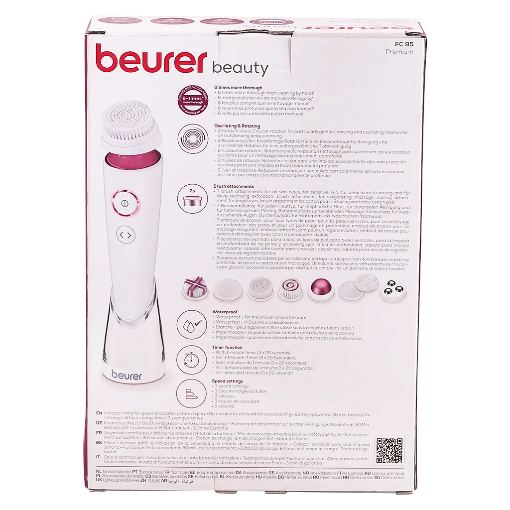 Beurer FC 95 Pureo Deep Cleansing Facial Brush - view 3