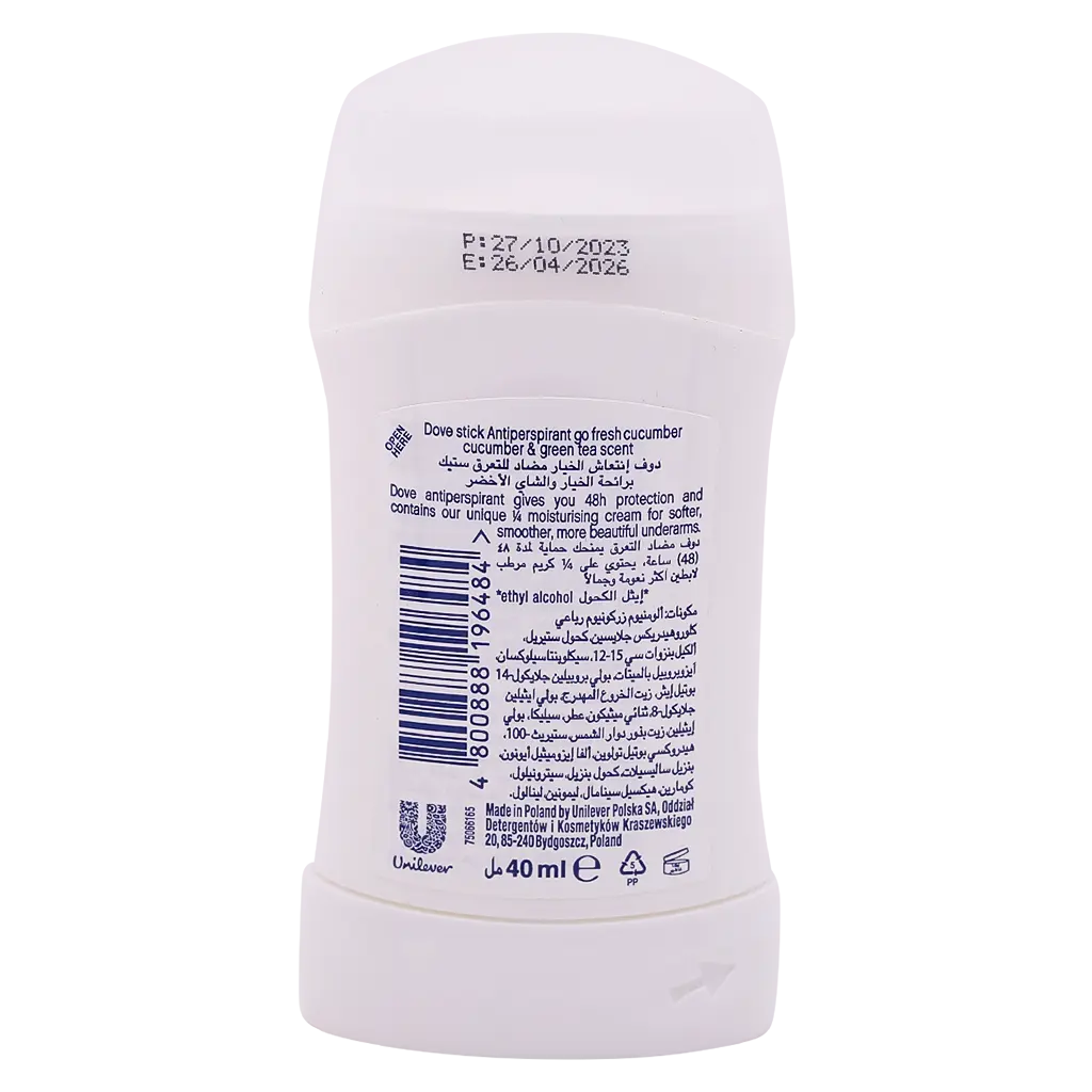 Dove Deo Stick Deo Concumber 40 gm - view 2