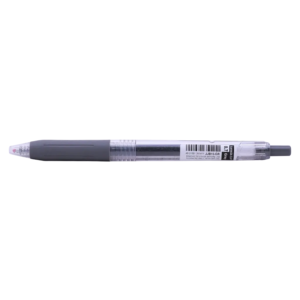 Zebra Pen 0.7 mm Grey color - view 3
