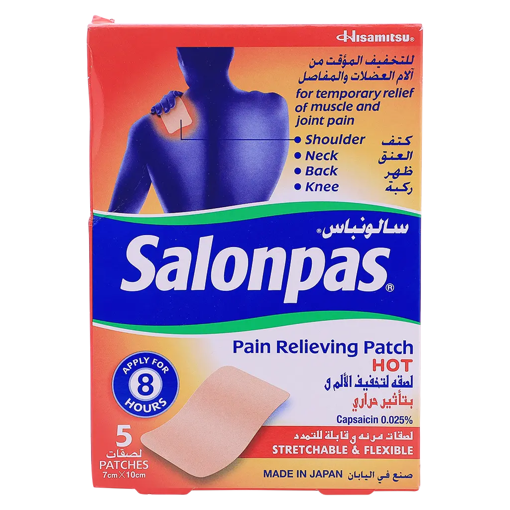 Salonpas Pain Relieving Hot Patch  5 Pcs - view 2