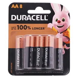 Duracell Alkaline Batteries AA 8 Pcs