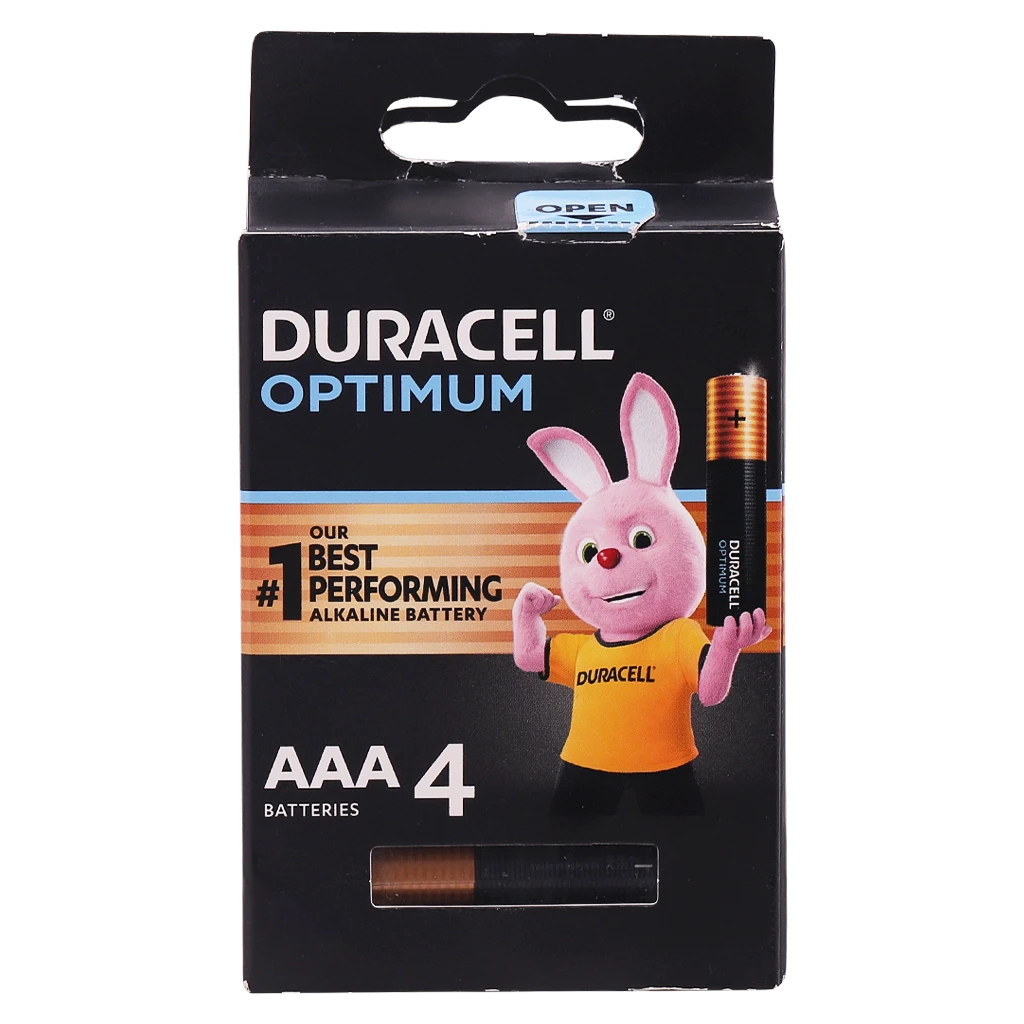 DURACELOptimum Batteries AAA 4