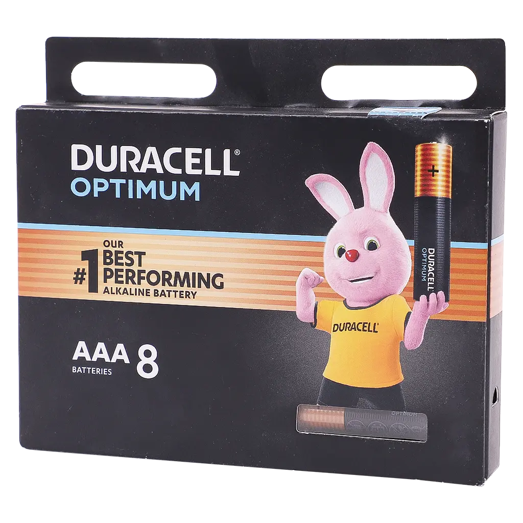 Duracell Optimum Batteries AAA 8 - view 1