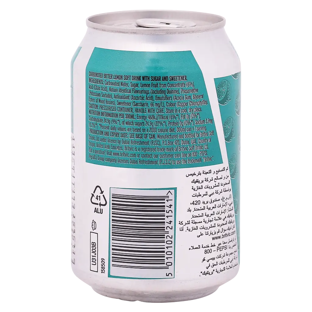 Britvic Bitter Lemon Can 300 ml - view 2
