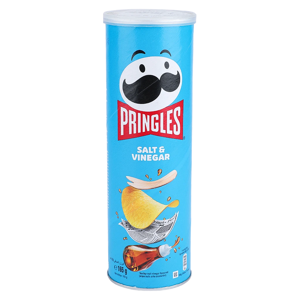 Pringles Potato Chips Salt & Vinegar 165 gm