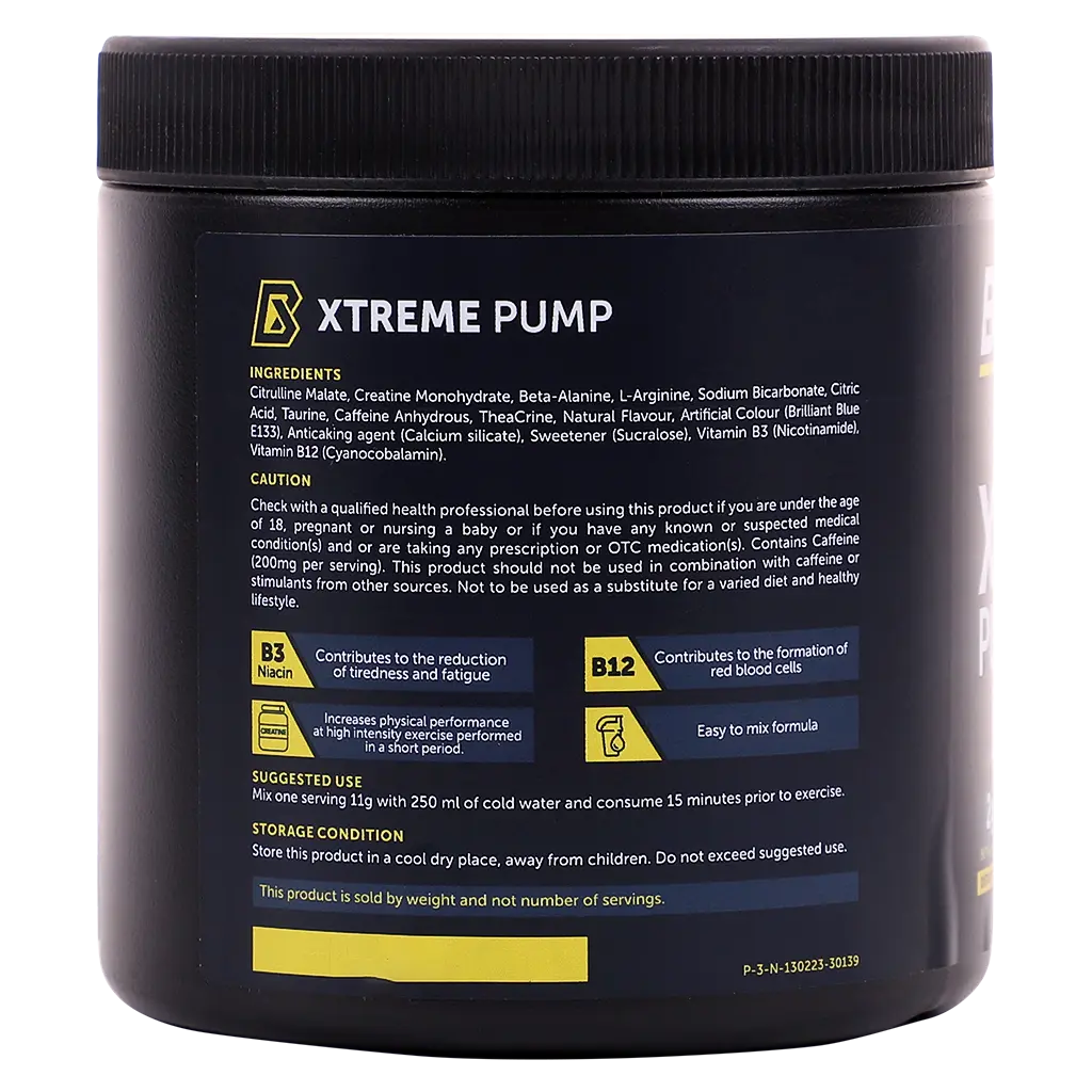 Basix Xtreme Pump Blue Razz Rush 315 gm - view 4