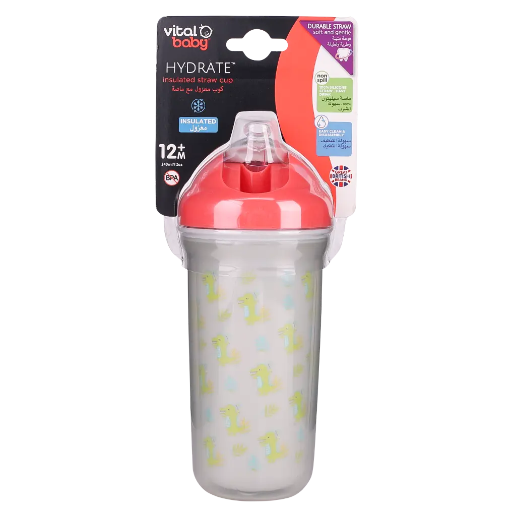 Vital Baby Hydrate Insulated Straw Cup Pop - view 1