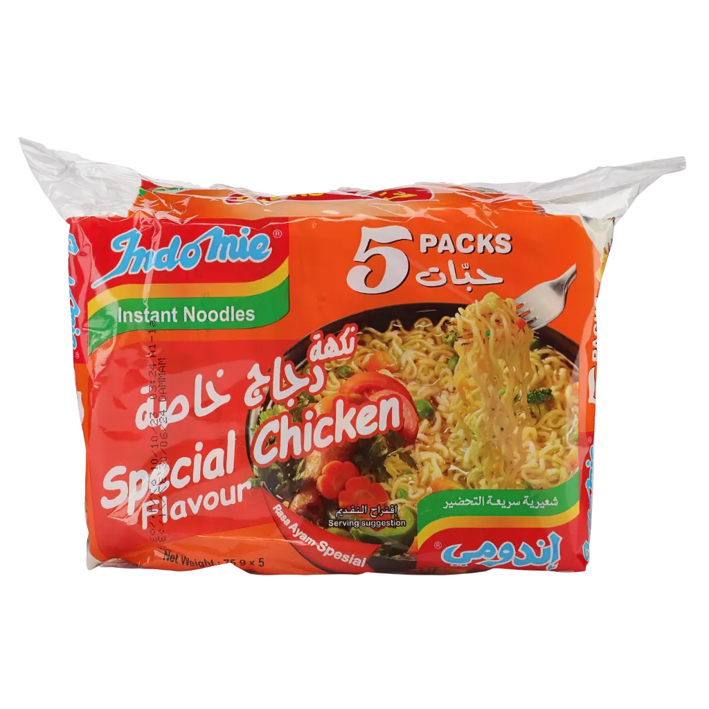 Indomie Noodle Special Chicken Flavour Pack 5 pcs 75 gm - view 2