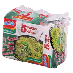 Indomie Fried Noodle Green Chili Flavor Pack 5 pcs 80 gm