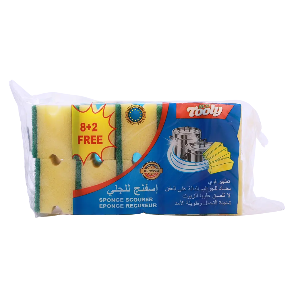 Eco Tooly Sponge Scouring 8+2 Free - view 1