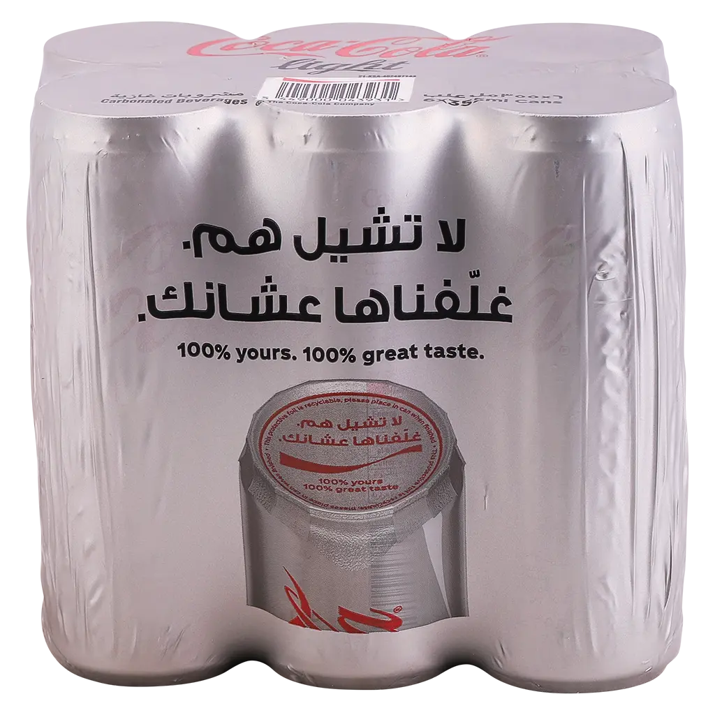 Coca Cola Light Soft Drink  6 x 355ml - view 4