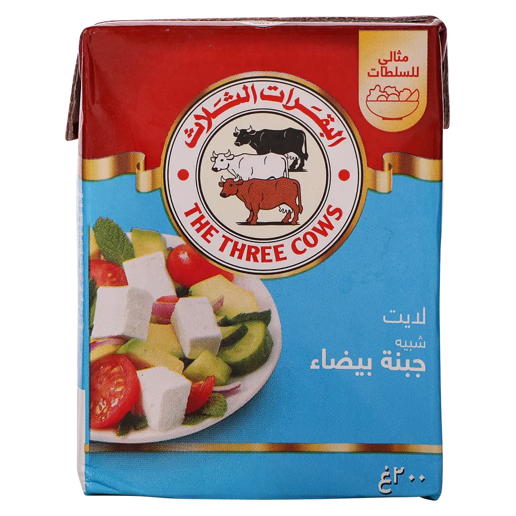The Three Cows Light Analogue White Cheese 200 gm - view 5