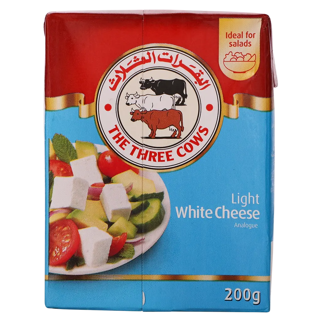 The Three Cows Light Analogue White Cheese 200 gm - view 6