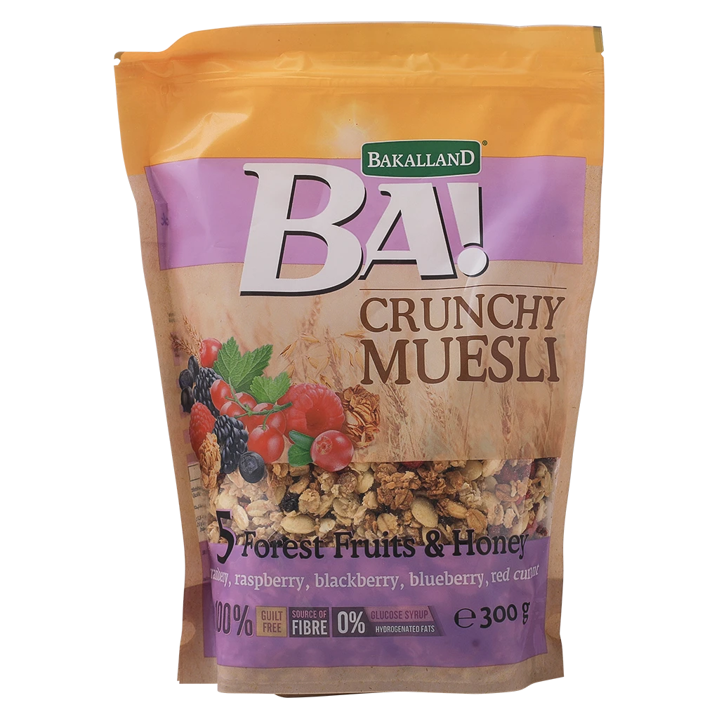 BA ! 5 Forest Fruits & Honey Crunchy Muesli 300g