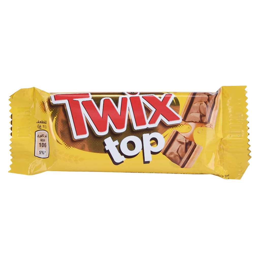 Twix Top Biscuits with Chocolate & Caramel 21 gm