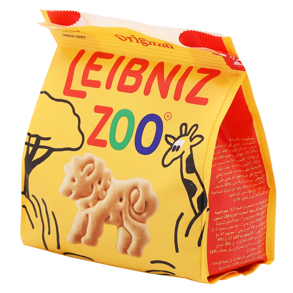 Bahlsen Leibniz Zoo Biscuit Orignal 100 gm
