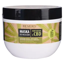Revers Cosmetics Hair Mask With Natural Hemp Oil With CBD 250ml