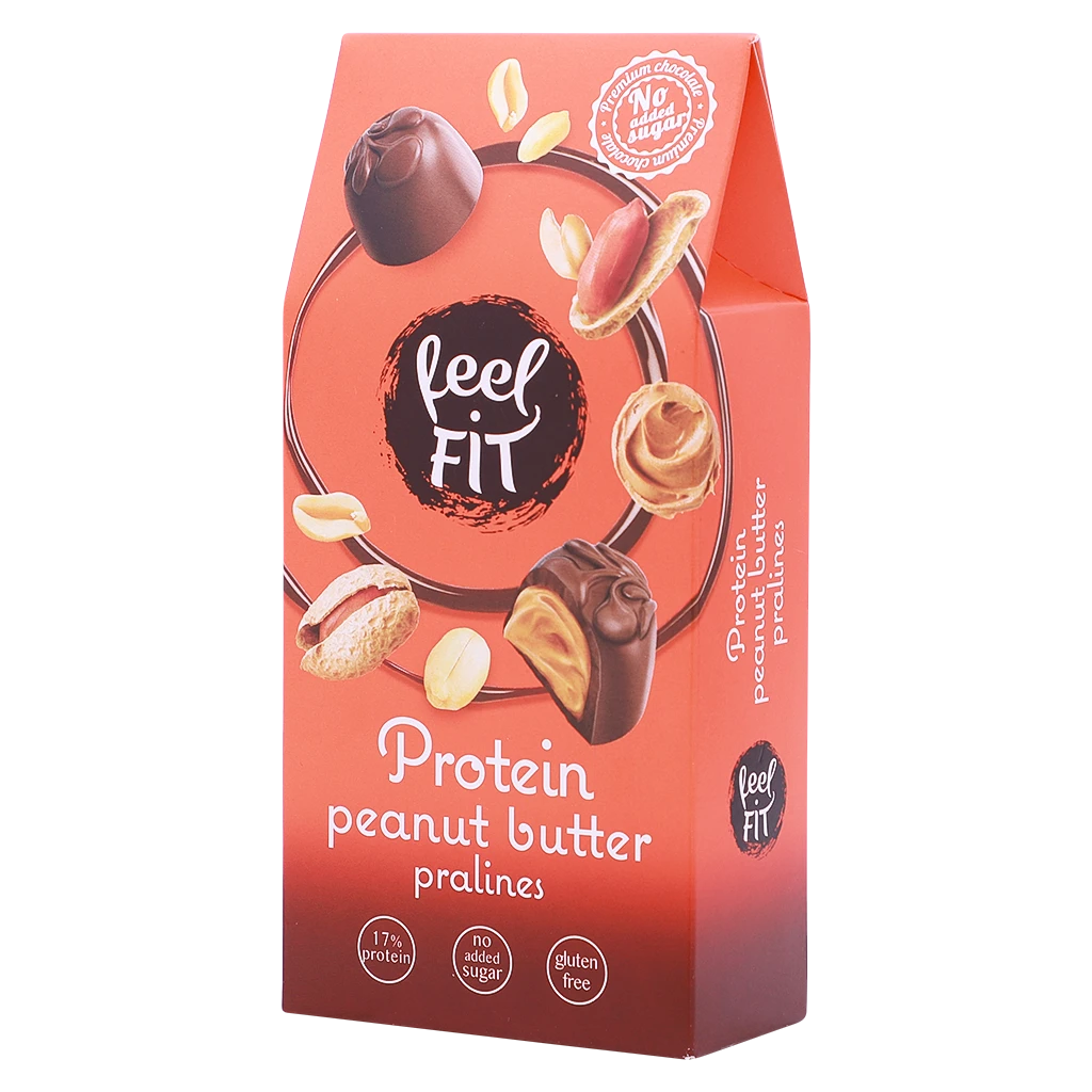 Feel Fit Peanut Butter Protein Pralines 66g