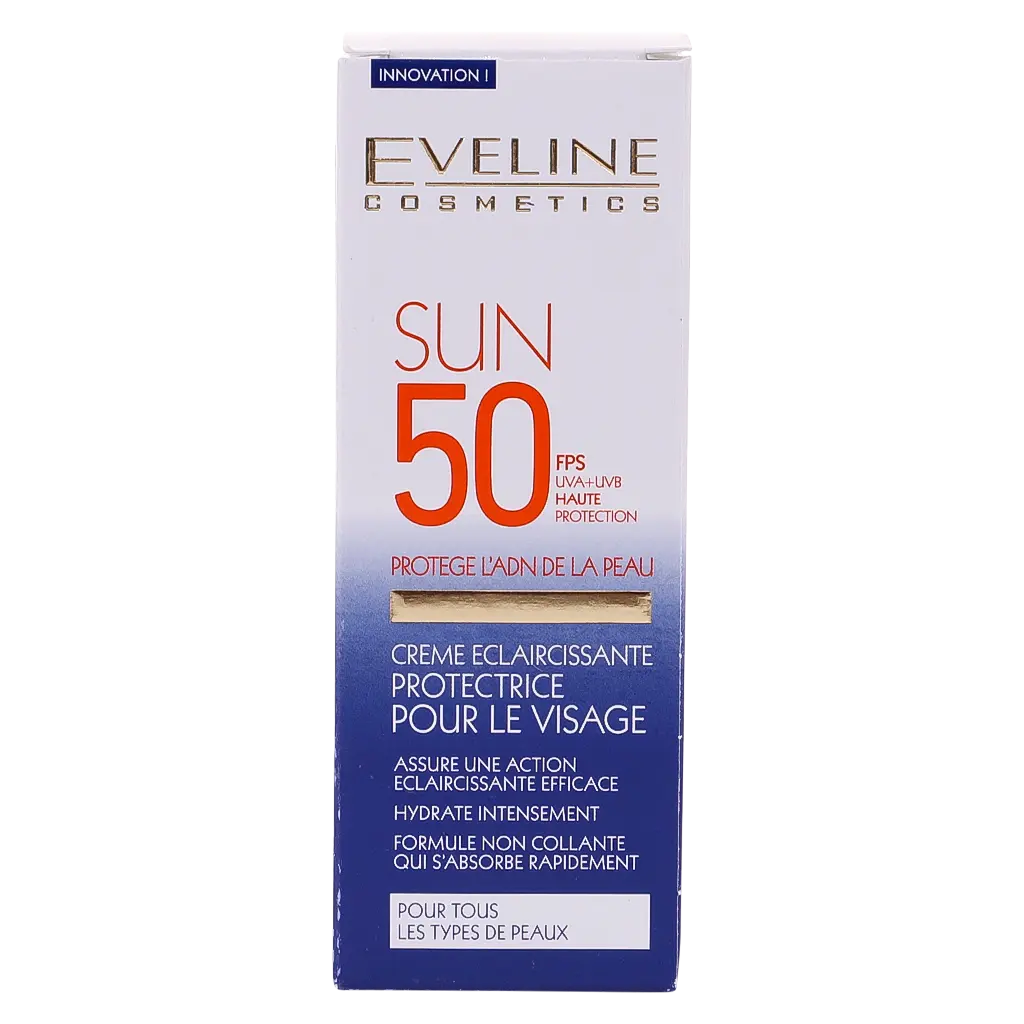 Eveline Sun Protection Face Cream Spf50 All Skin Types 50 ml - view 3