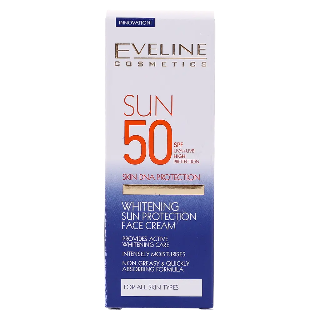 Eveline Sun Protection Face Cream Spf50 All Skin Types 50 ml - view 4