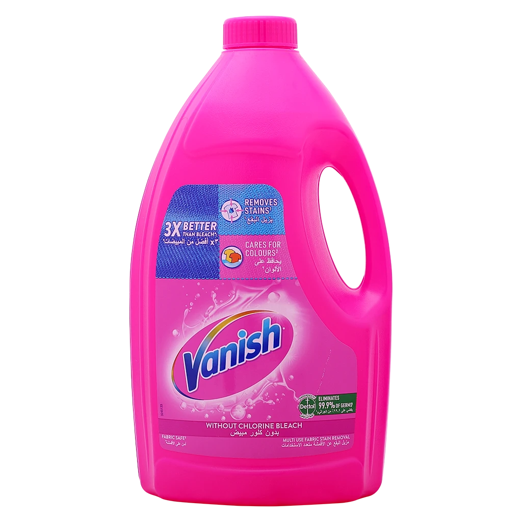 Vanish Stain Remover Liquid For White And Colored Clothes  3 L