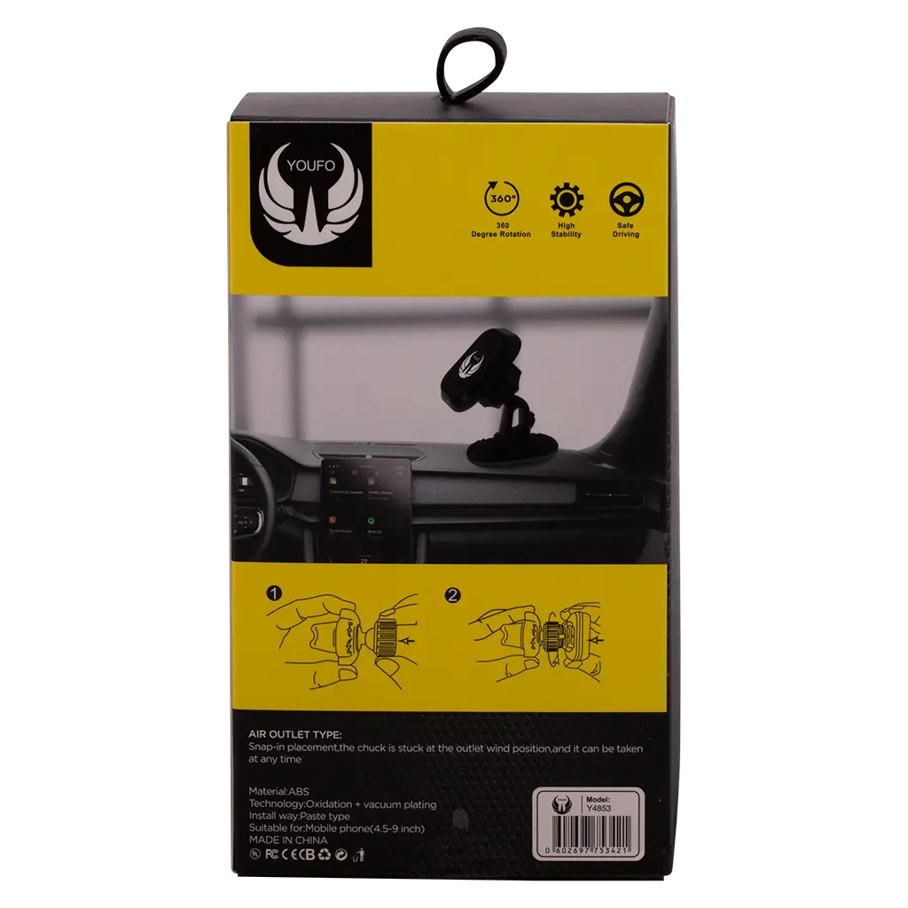 Youfo Magnetic Mobile Phone Holder With Fixed Base - view 4