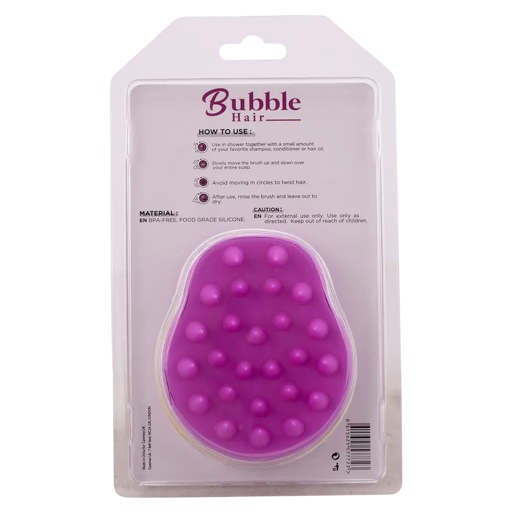 Bubble Scalp Shampoo Brush Purple - view 2