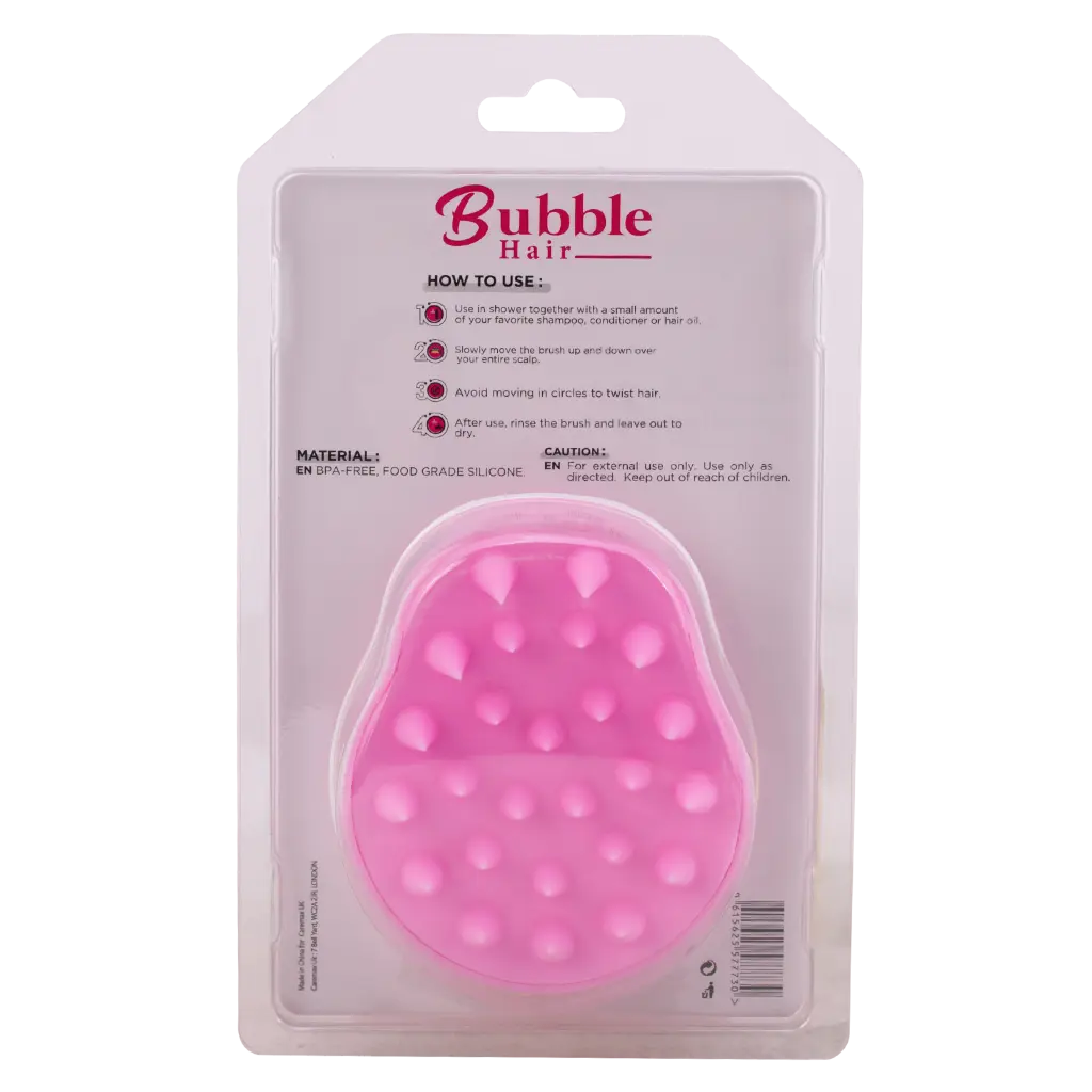Bubble Scalp Shampoo Brush Pink - view 2