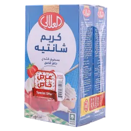 العلالي كريم شانتية كبيرعبوة عائليه 2*144جم