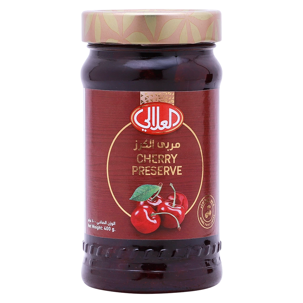 العلالي مربى قطع فاكهه كرز 400 جم 