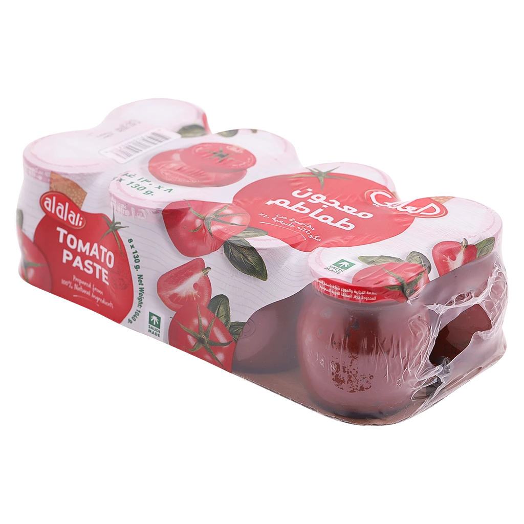 Alalali Tomato Paste Pack 8 PCs 130 gm