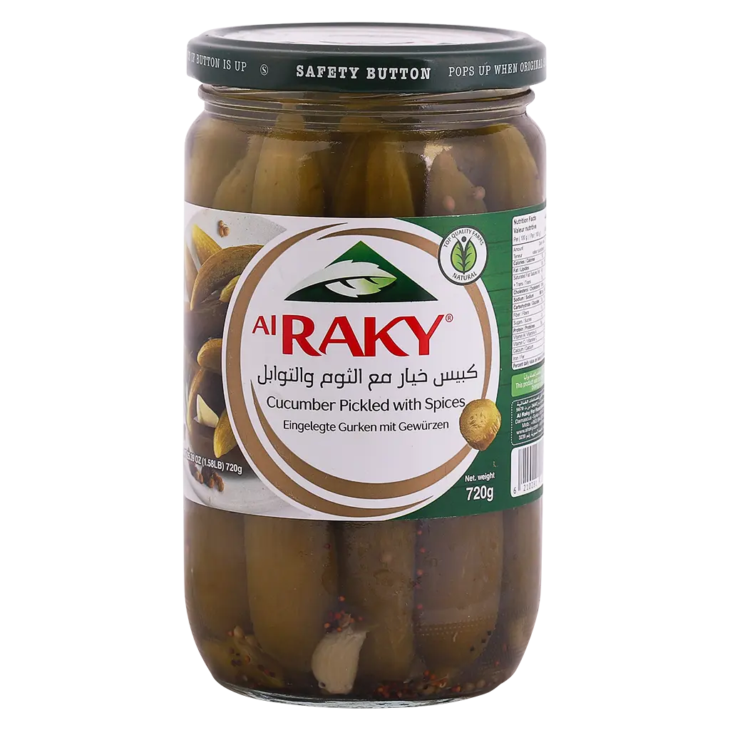 AL Raky Cucumber Pickled With Garlic & Spices 720gr - view 1