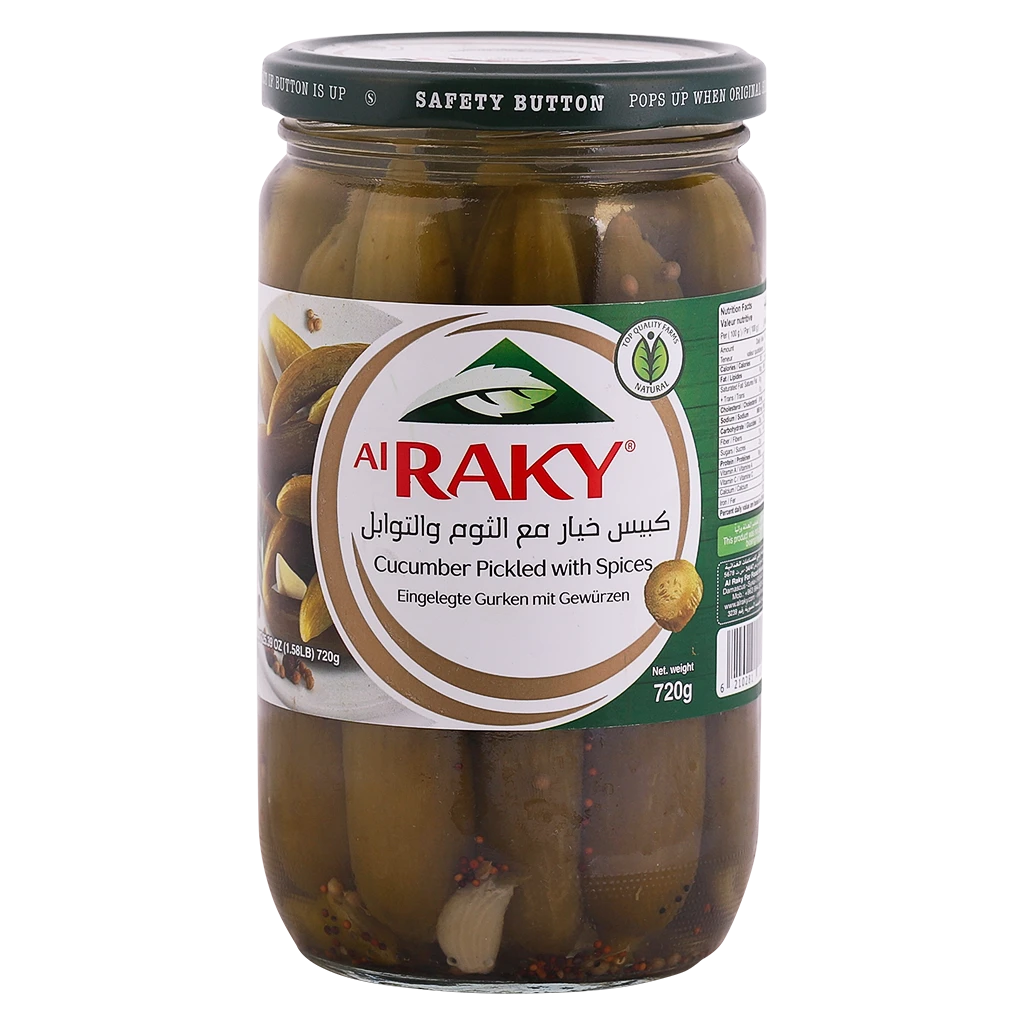 AL Raky Cucumber Pickled With Garlic & Spices 720gr