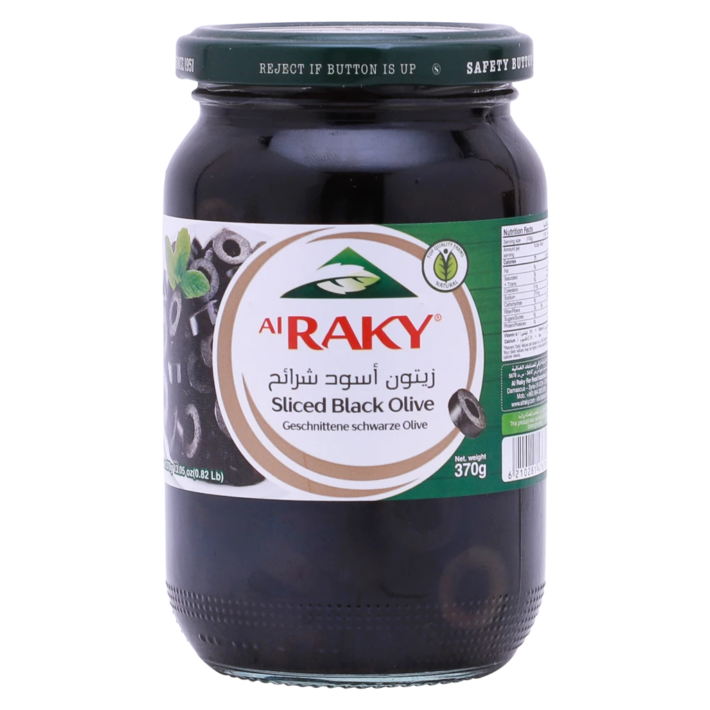 AL Raky Olive Sliced Black 370gr