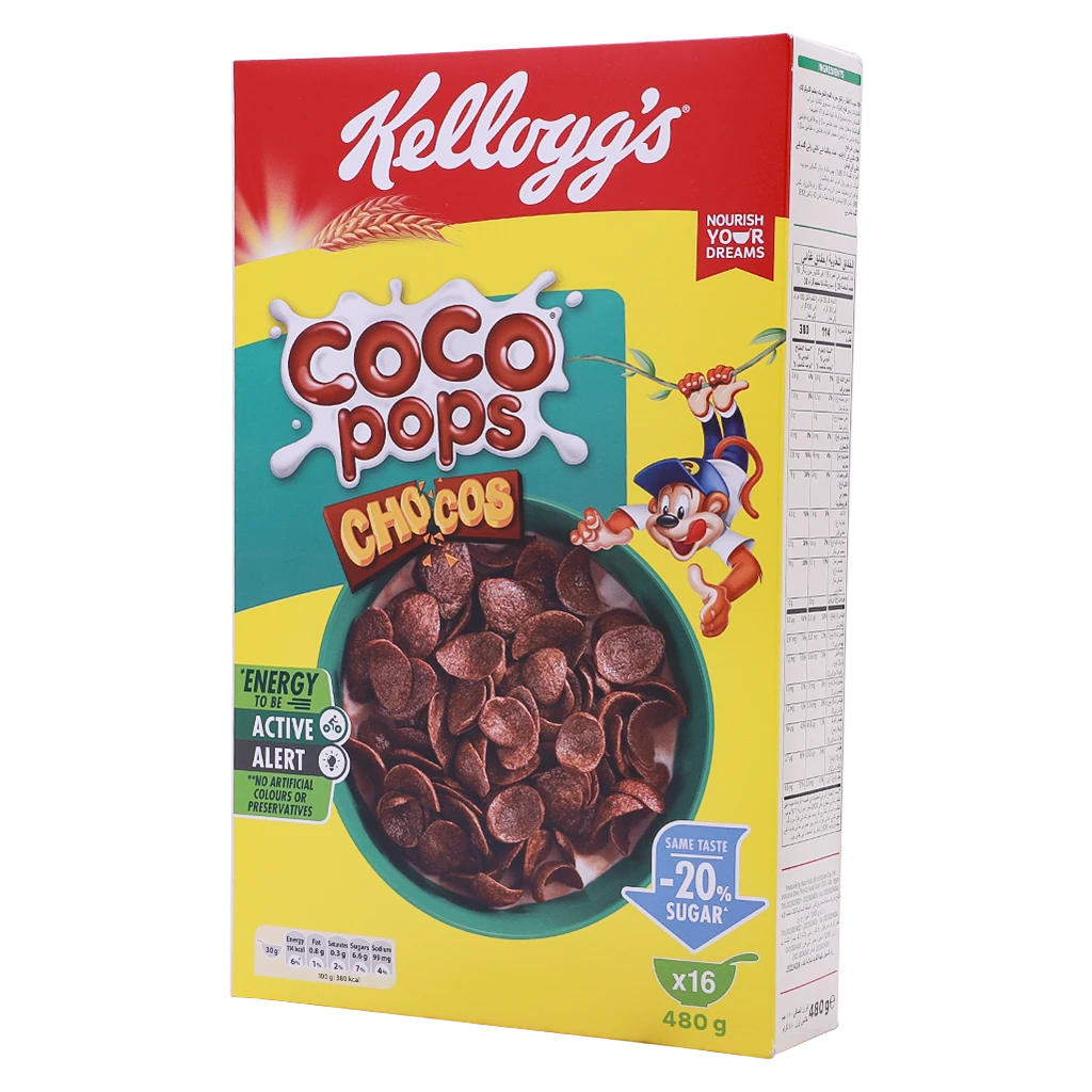 Kellogg's Coco Pops Chocos 480 gm 