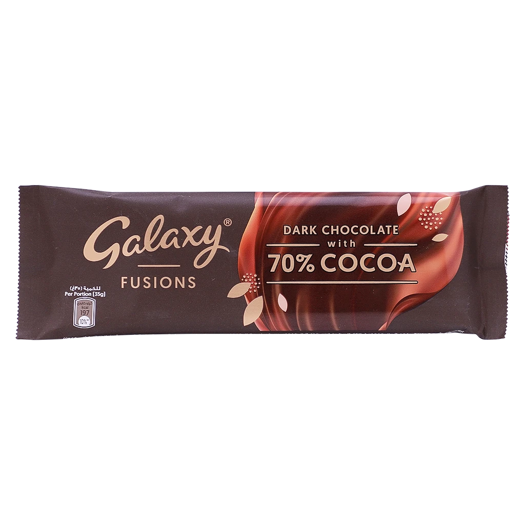 Galaxy Fusion Dark 70% Cocoa 35 gm