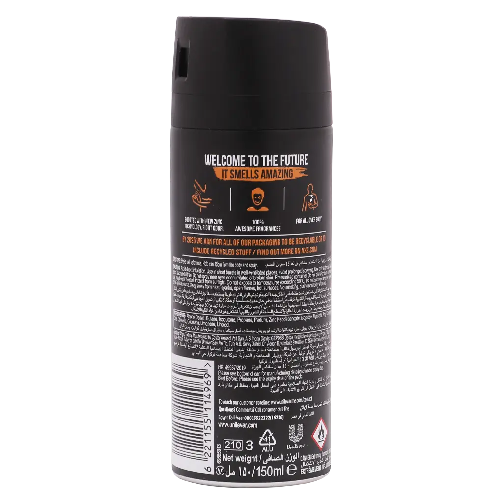 Axe Deodorant Spray Dark Temptation For Men 150 Ml - view 2