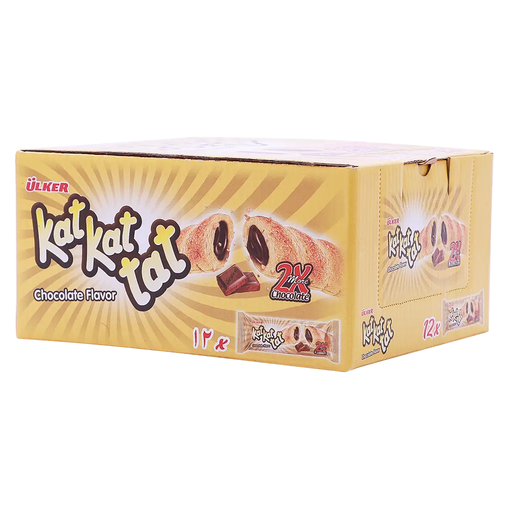 Ulker Kat Kat Tat Wafer Chocolate Box 12 pcs 24 gm - view 1