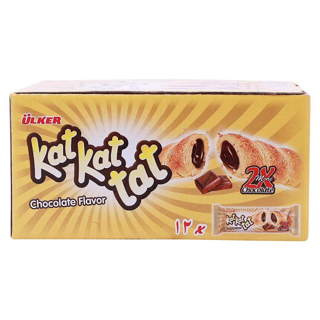 Ulker Kat Kat Tat Wafer Chocolate Box 12 pcs 24 gm - view 2