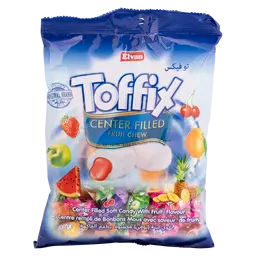 Elvan Toffix Candy Filled Fruit Chew 250 gm