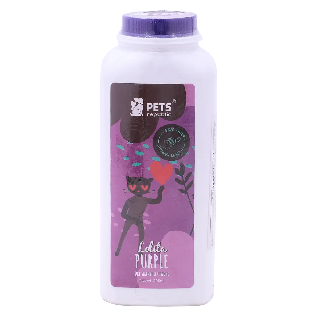 Pets Republic Dry Powder Shampoo Lolita Purple 200gm - view 1