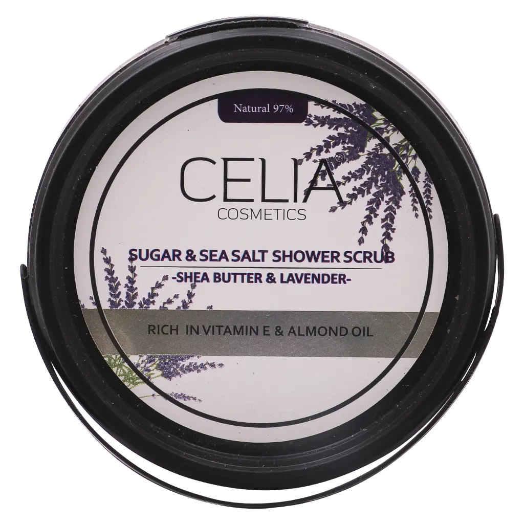 Celia Sea Salt Shower Scrub with Shea butter and Lavender 700 gm - view 2
